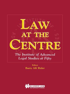 cover image of Law at the Centre